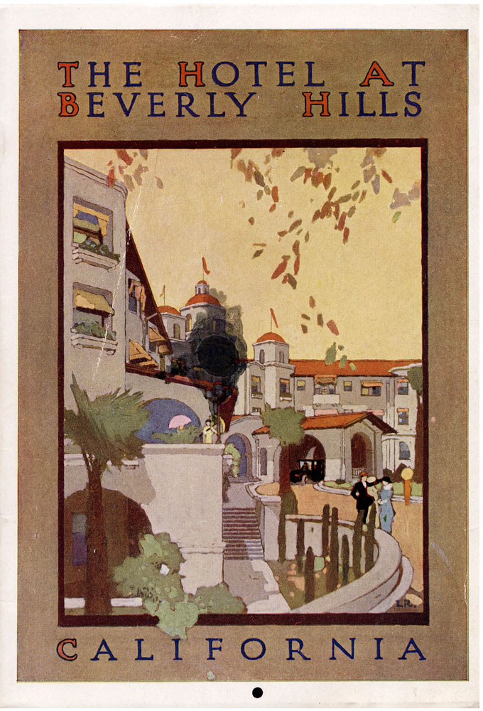 The Hotel At Beverly Hills, c. 1915. Booklet